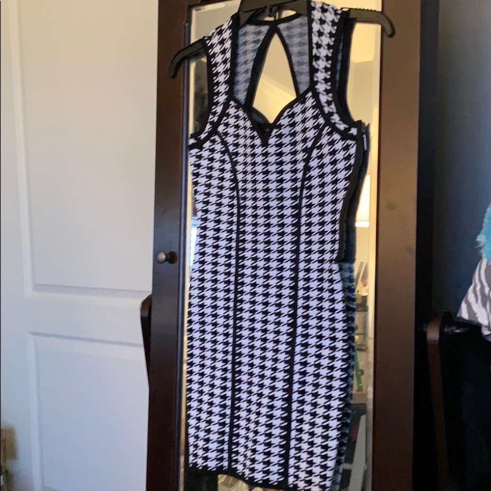 Black and white dress